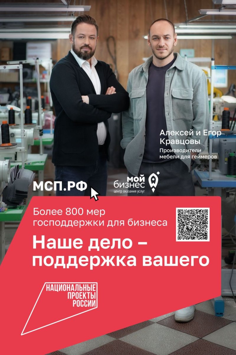 В 2025 году стартовал новый национальный проект «Эффективная и конкурентная экономика» для поддержки бизнеса.